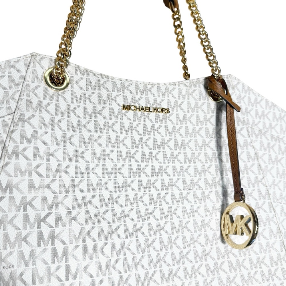 Michael Kors Jet Set Large Signature Logo‎ Shoulder Bag - Picture 4 of 11
